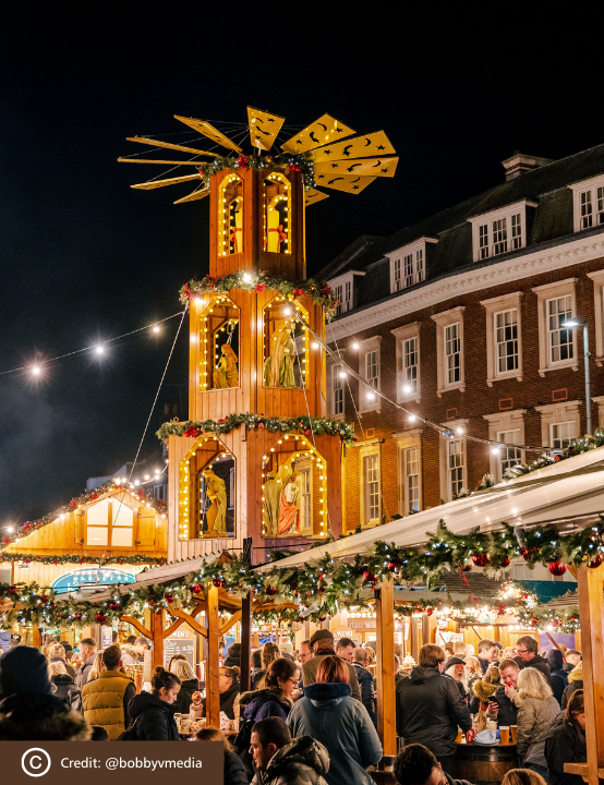 Kingston Market - Top 10 Christmas things to do in London - Kinleigh Folkard & Hayward